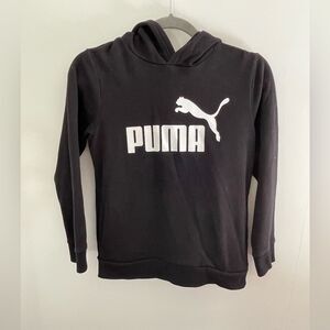 Black Puma Hoodie youth size M (10/12)